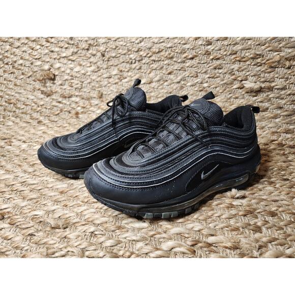Nike Air Max 97 Triple Black Dark Grey 921733-001 Women Shoes Size 8.5 - Picture 2 of 11